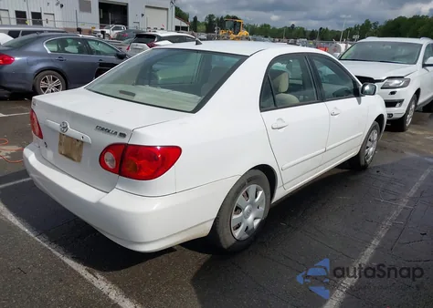 2003 Toyota Corolla Le z USA, uszkodzony, nr VIN 1NXBR32E93Z040353